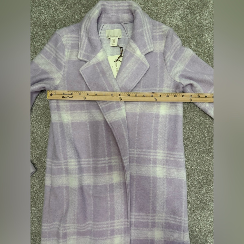 Cynthia Rowley - Wool Blend Plaid Jacket - size XS - NWT - Picture 11 of 13